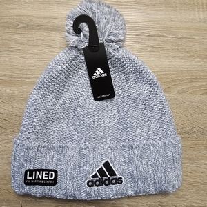 New Adidas men's lined beanie